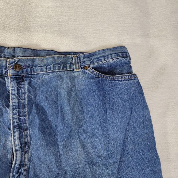 Vtg Levis Jeans Mens Sz 42X29 Blue Comfort Fit Retro Workwear Y2K Utility Work - Picture 9 of 16